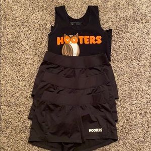 Black Hooters Uniform & Shorts